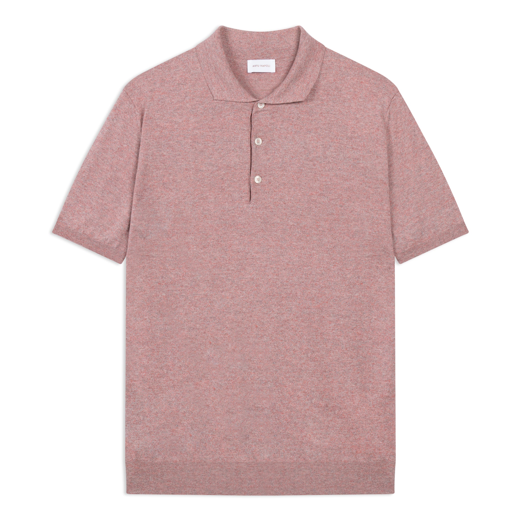 Gebreide Polo Mouliné – Made in Italy