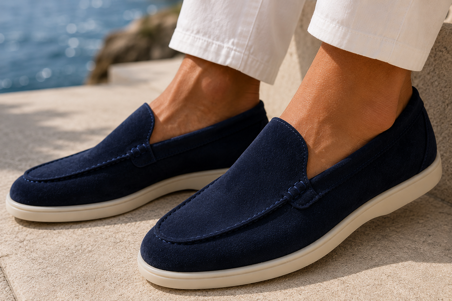 Loafers Low Kalfssuède