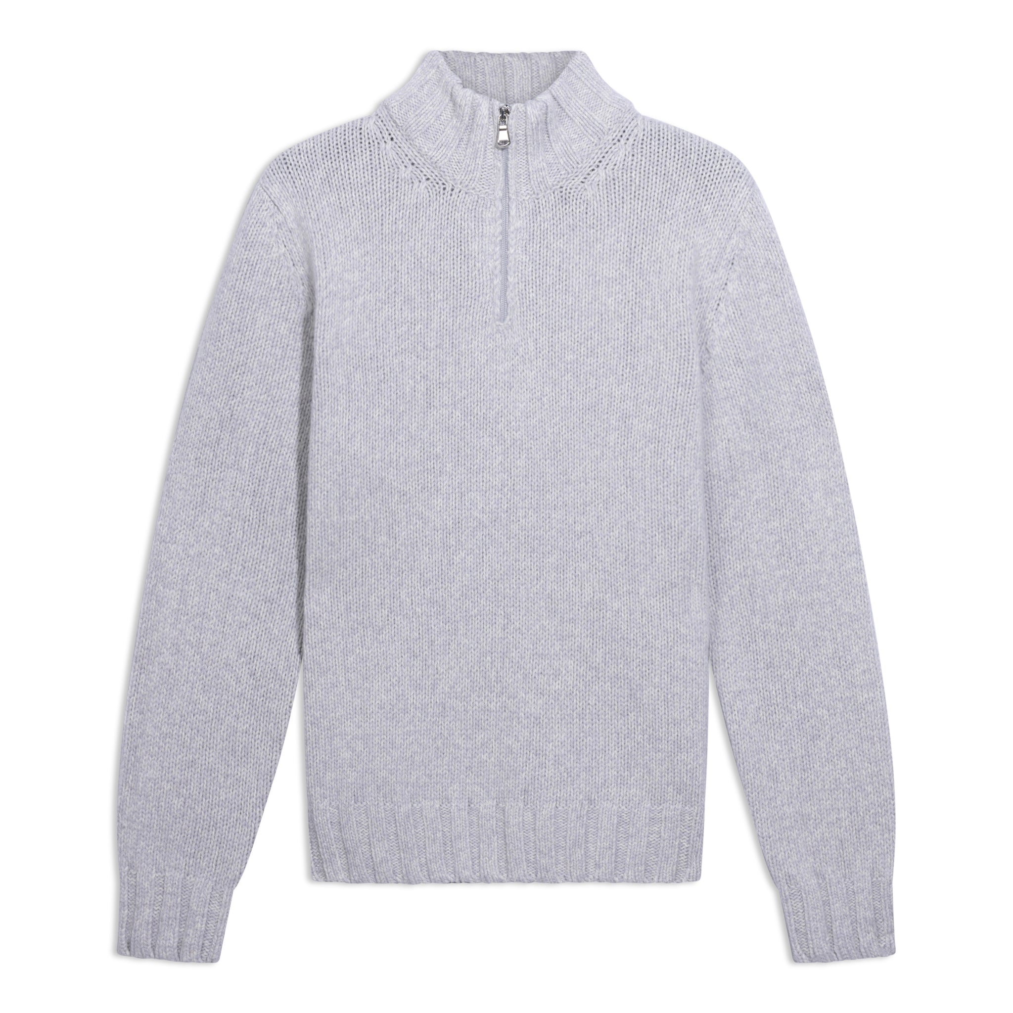 Half Zip Trui Mouliné