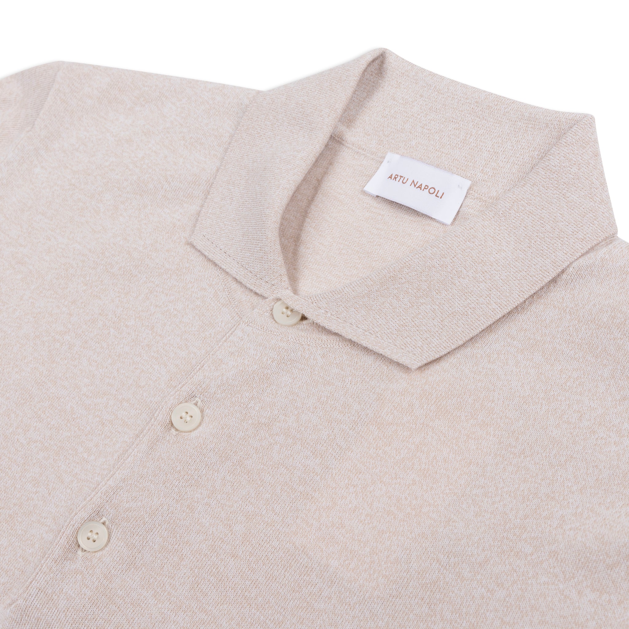 Gebreide Polo Mouliné