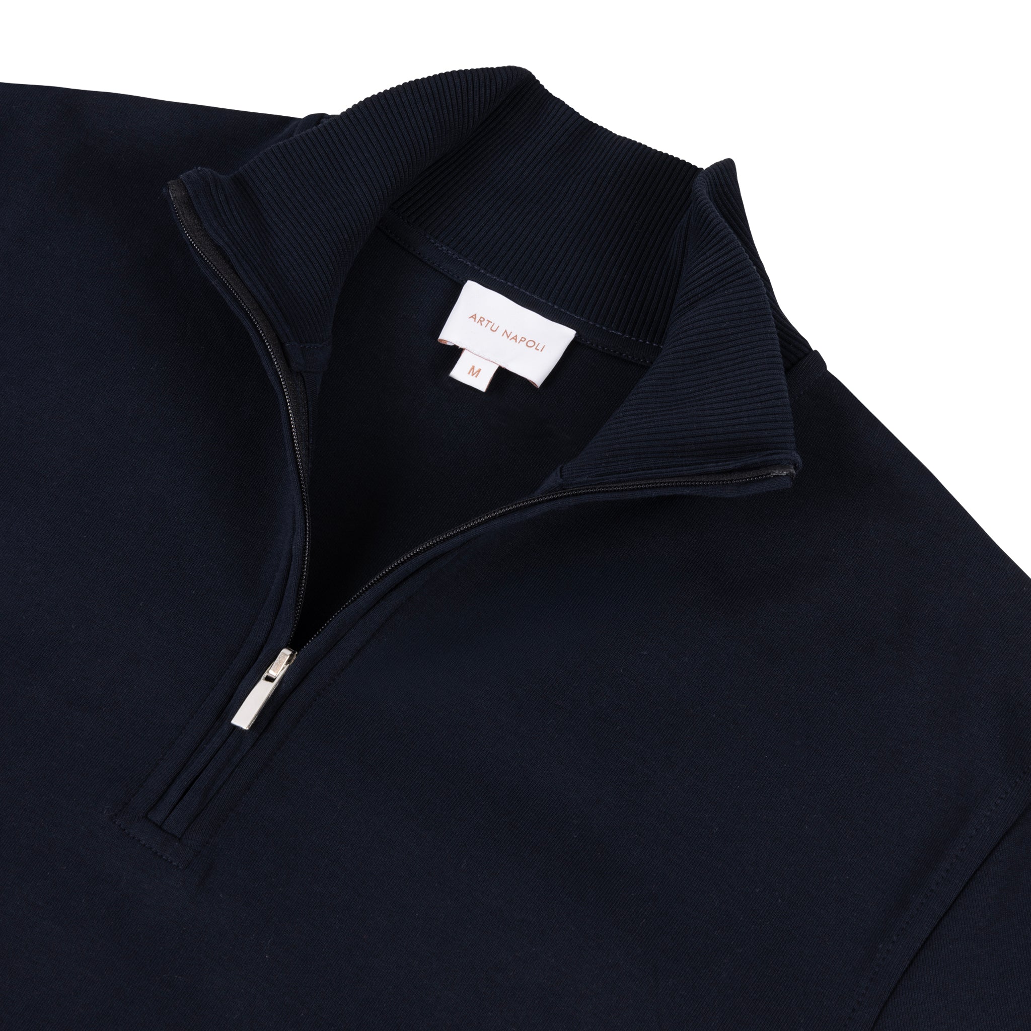 Half Zip Trui Supima Cotton