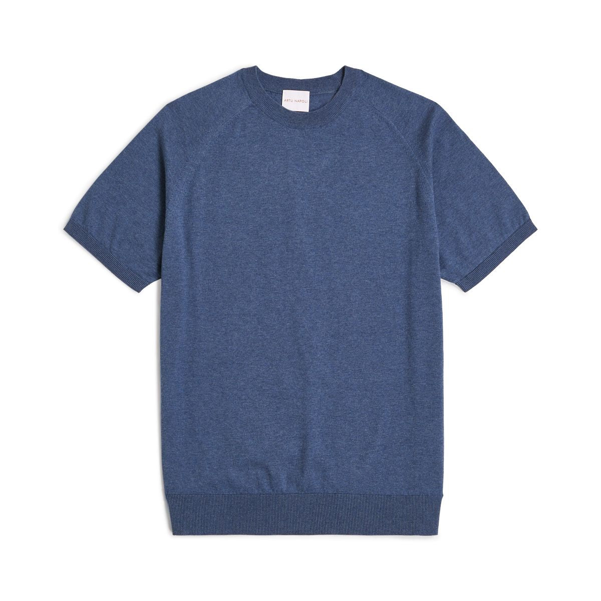 T-shirt with Round Neck Knitted