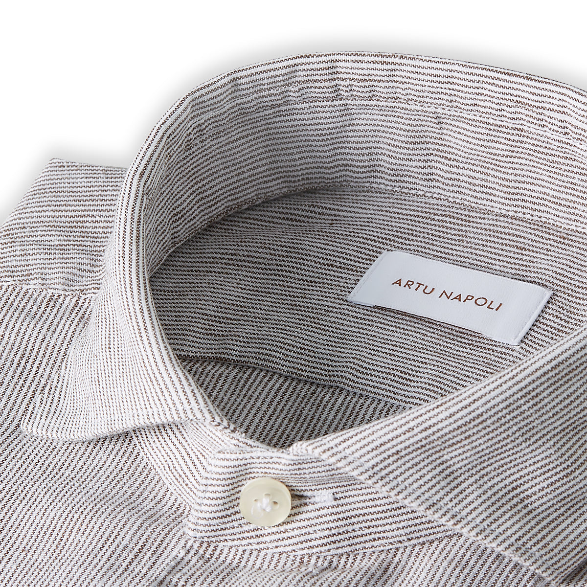 Gestreept Cotton-Linen Shirt