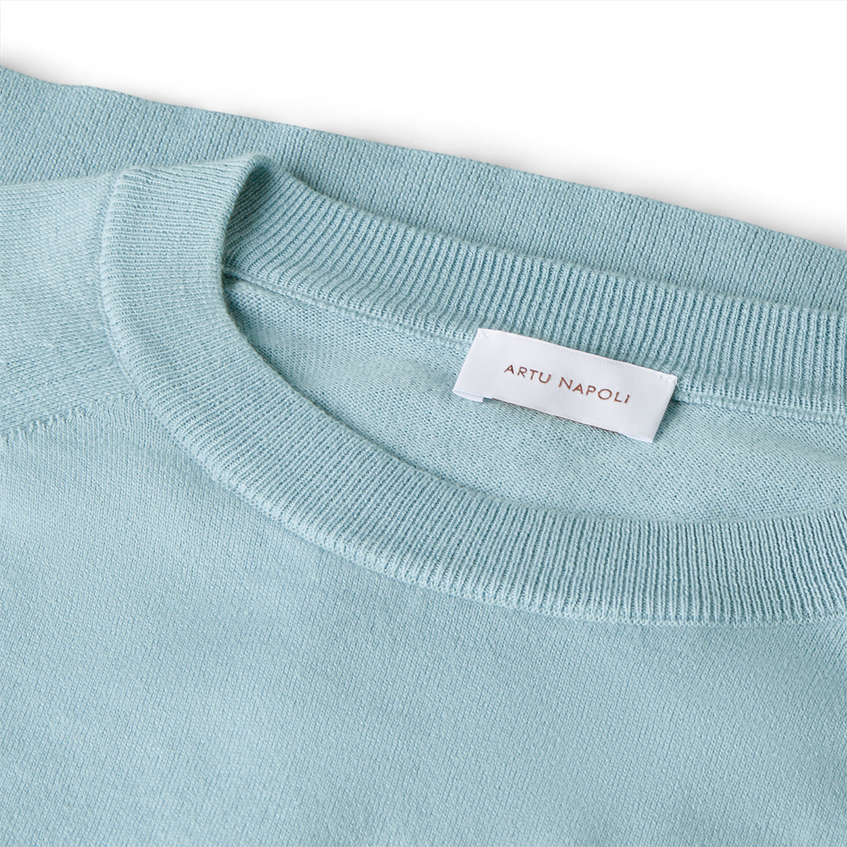 Gebreid Korte Mouw T-Shirt