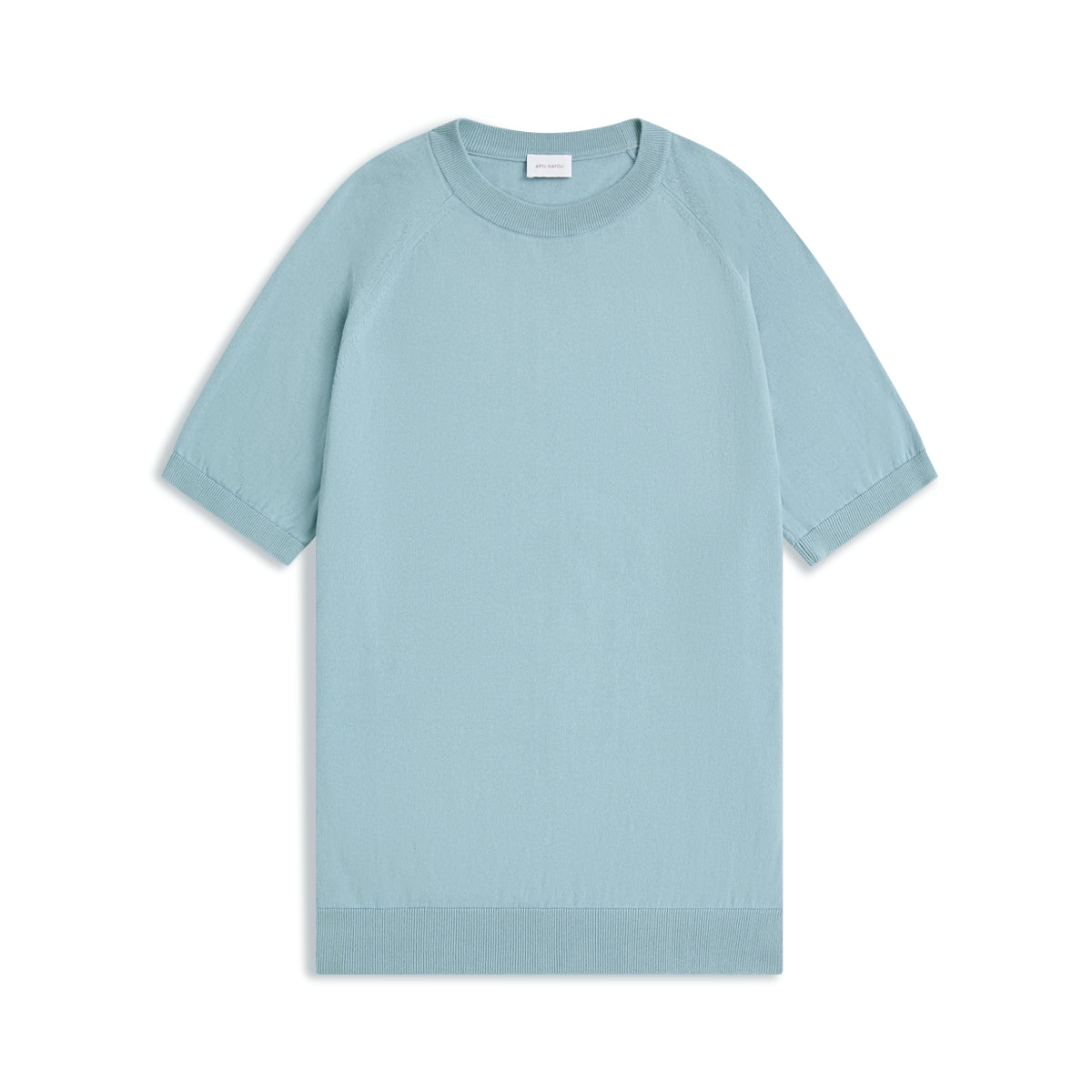 Gebreid Korte Mouw T-Shirt