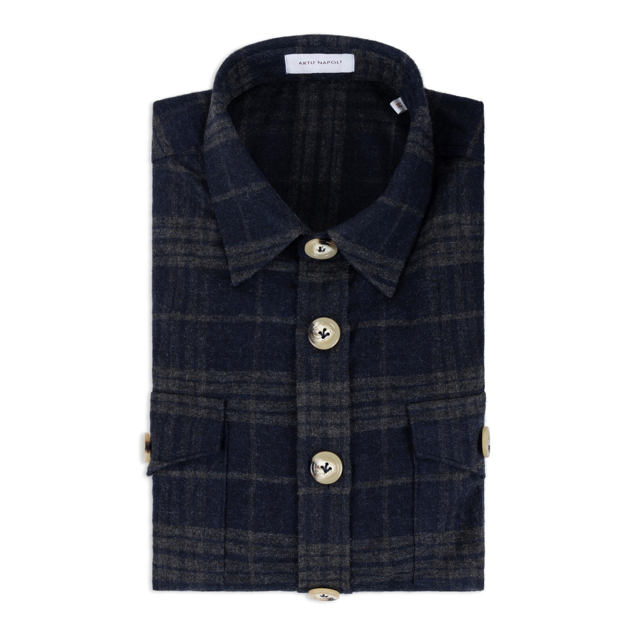 Brushed Wool Ruit Overshirt