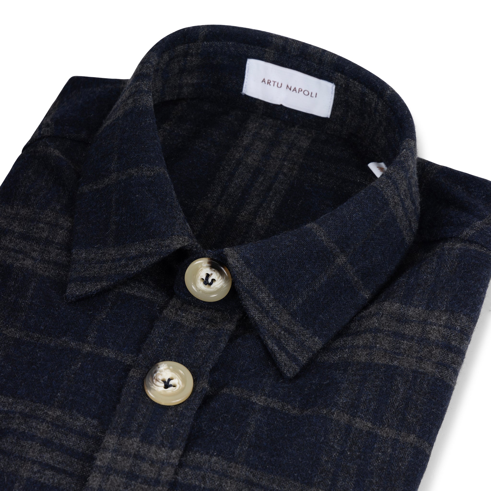 Brushed Wool Ruit Overshirt