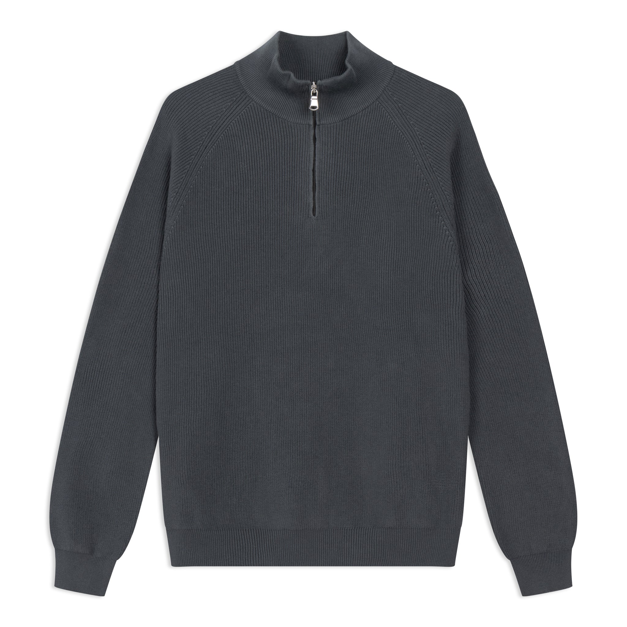 Half-Zip Trui Egyptisch Katoen