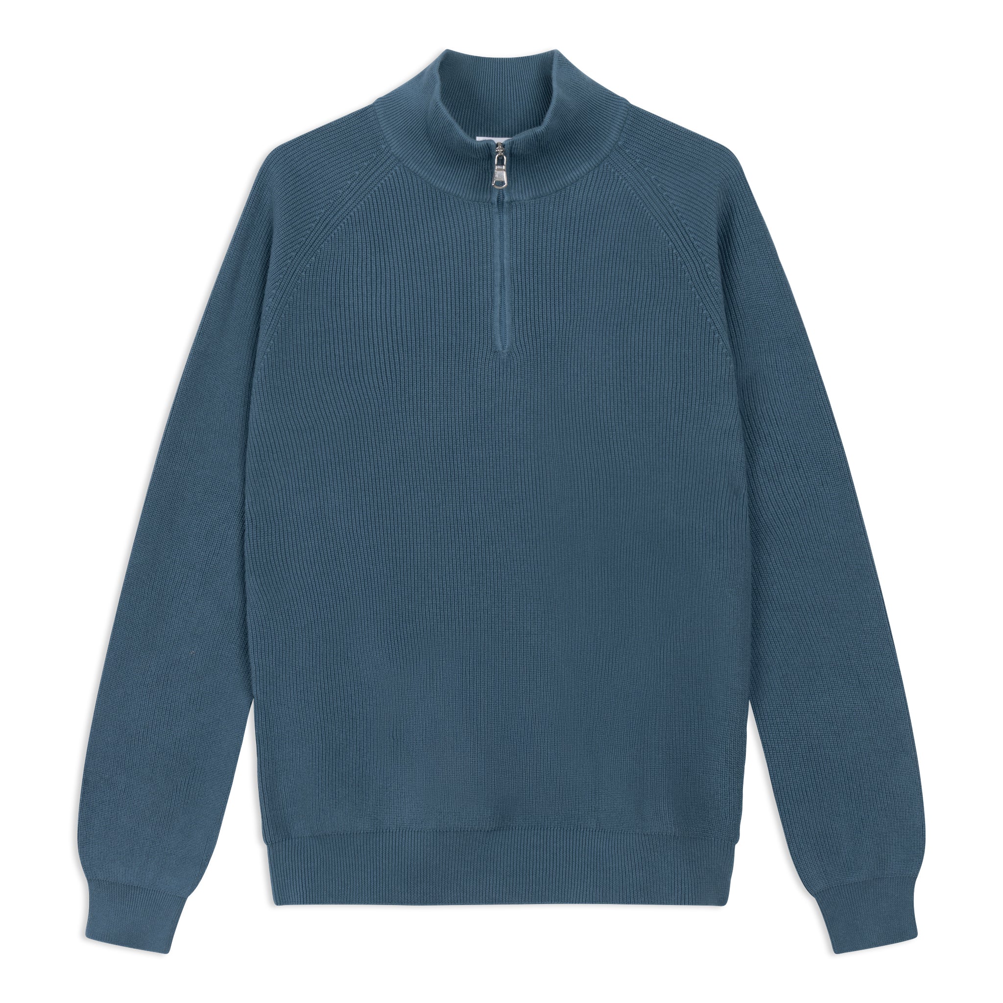 Half-Zip Trui Egyptisch Katoen