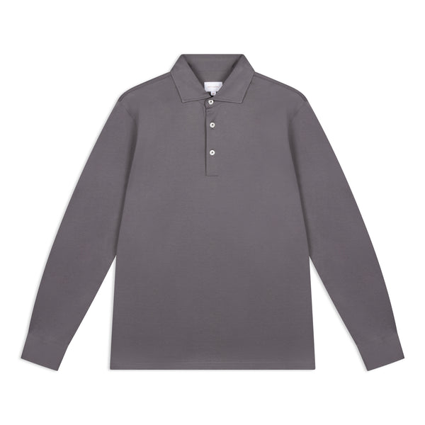 Long Sleeve Polo  Supima Cotton