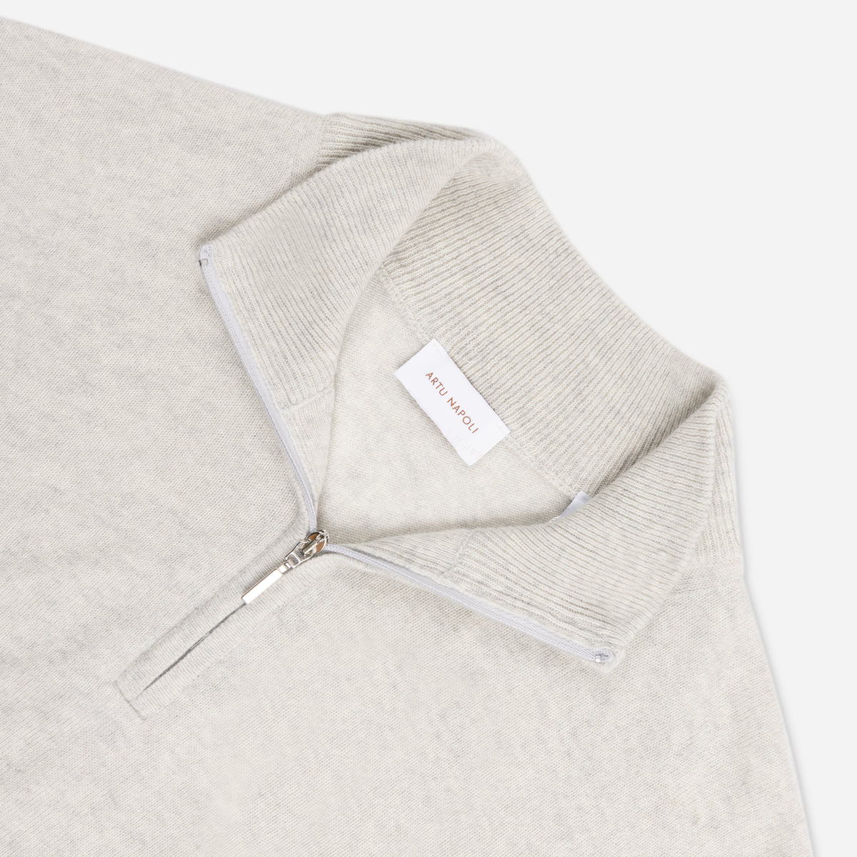Half Zip Trui – Cashwool