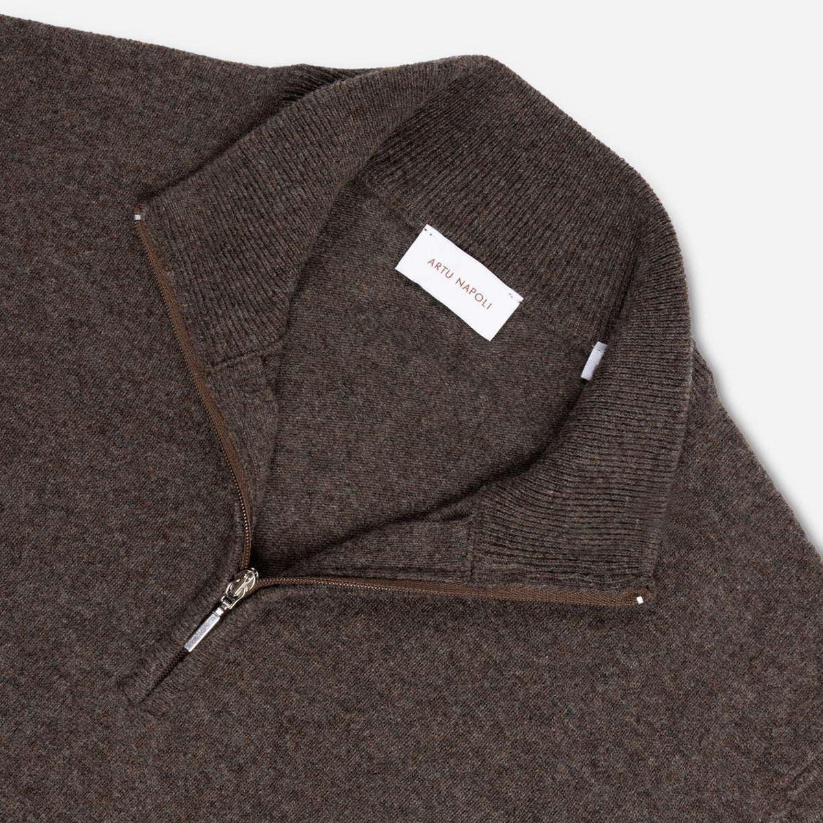 Half Zip Trui – Cashwool