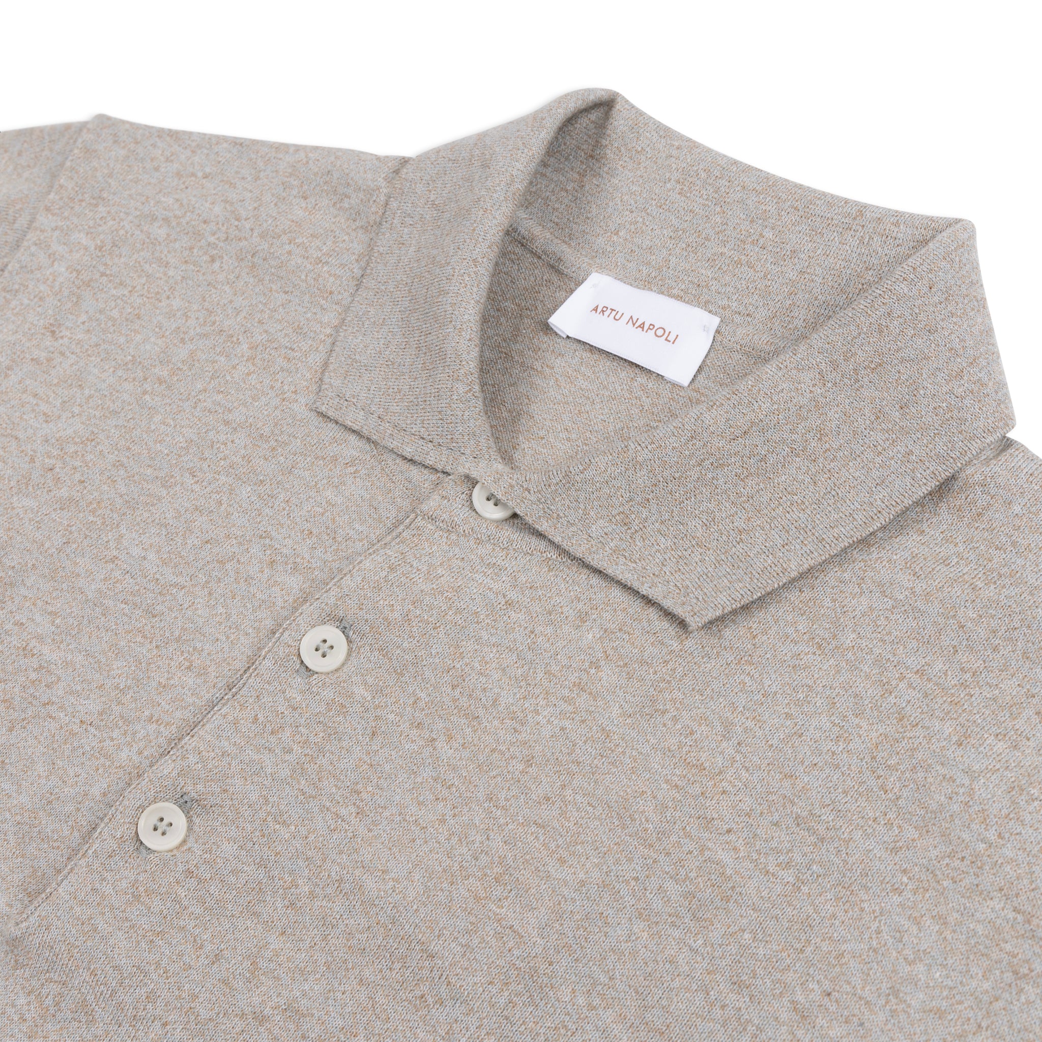 Gebreide Polo Mouliné