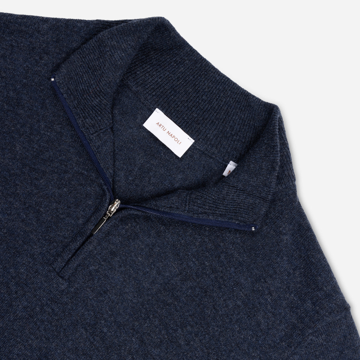 Half Zip Trui – Cashwool