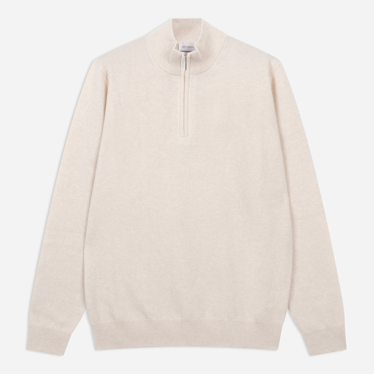 Half Zip Trui – Cashwool