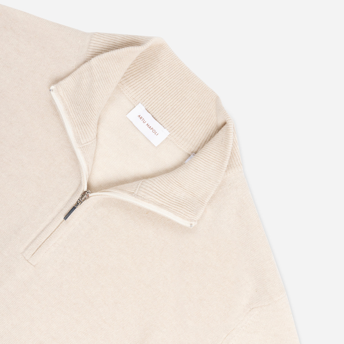 Half Zip Trui – Cashwool
