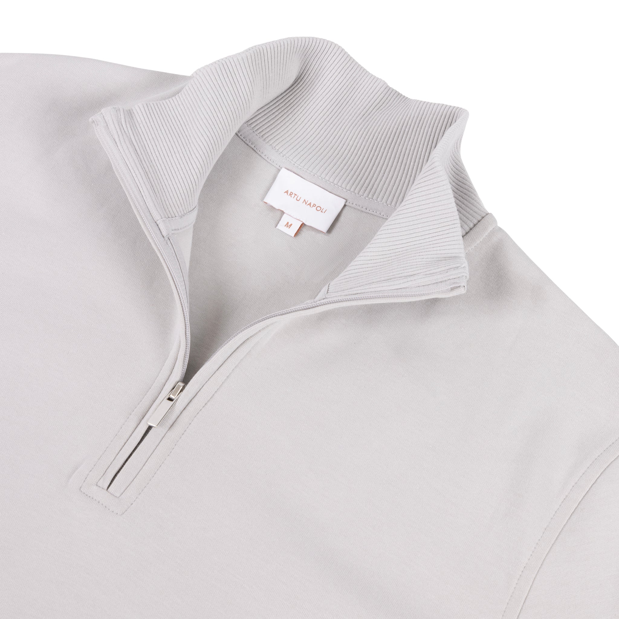 Half Zip Trui Supima Cotton