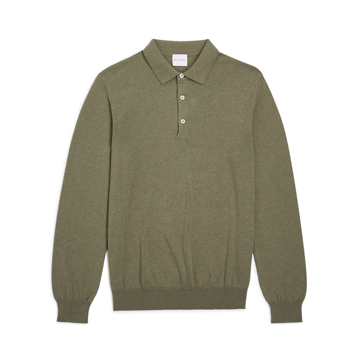 Polo Sweater with Long Sleeves