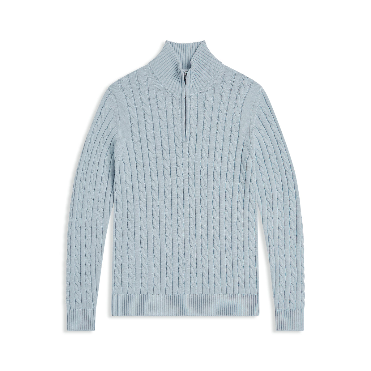 Half-Zip Cable Sweater