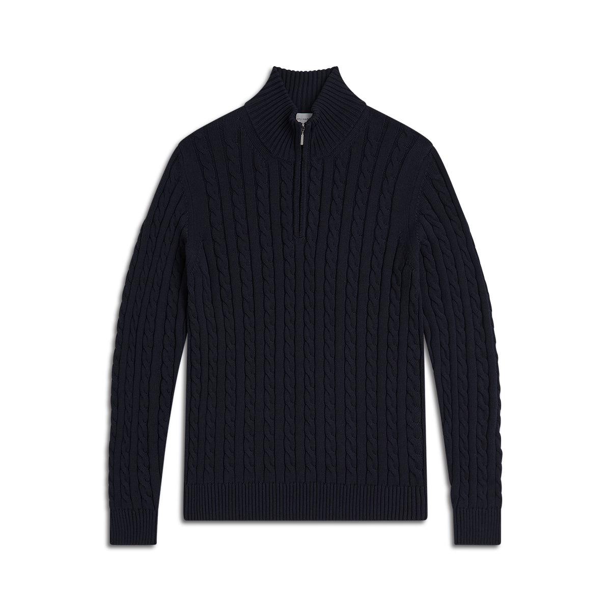 Half-Zip Cable Sweater