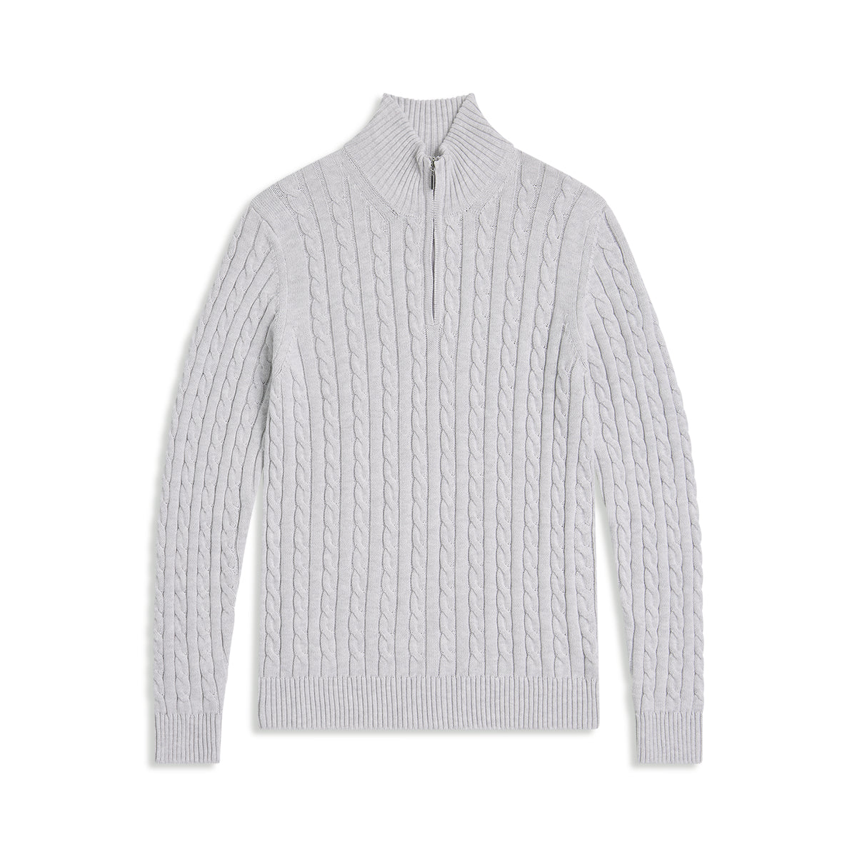 Half-Zip Cable Sweater