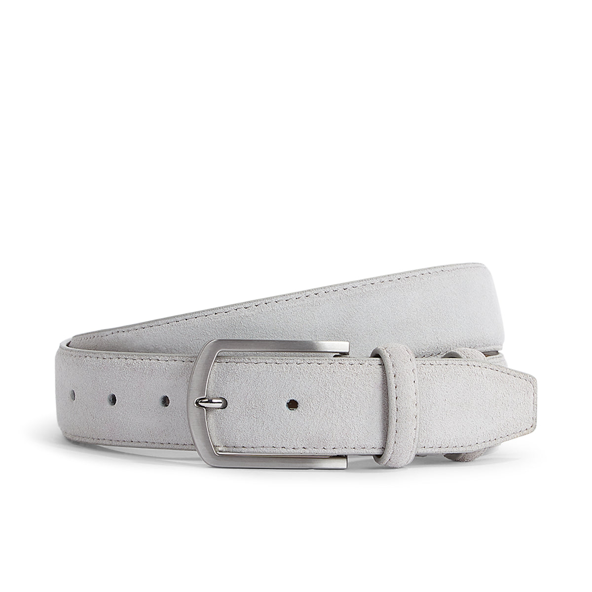 Silver Grey Suéde Riem